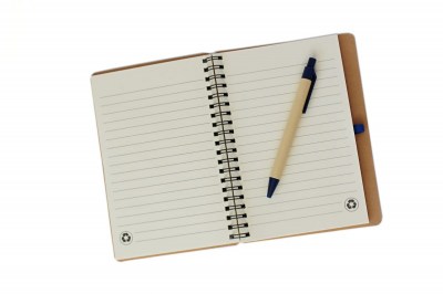 Ekologický blok s propiskou - anglicky